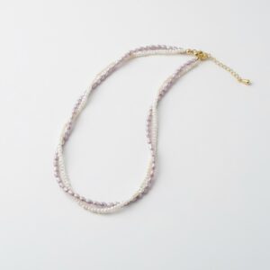 Colier TWIST in purple